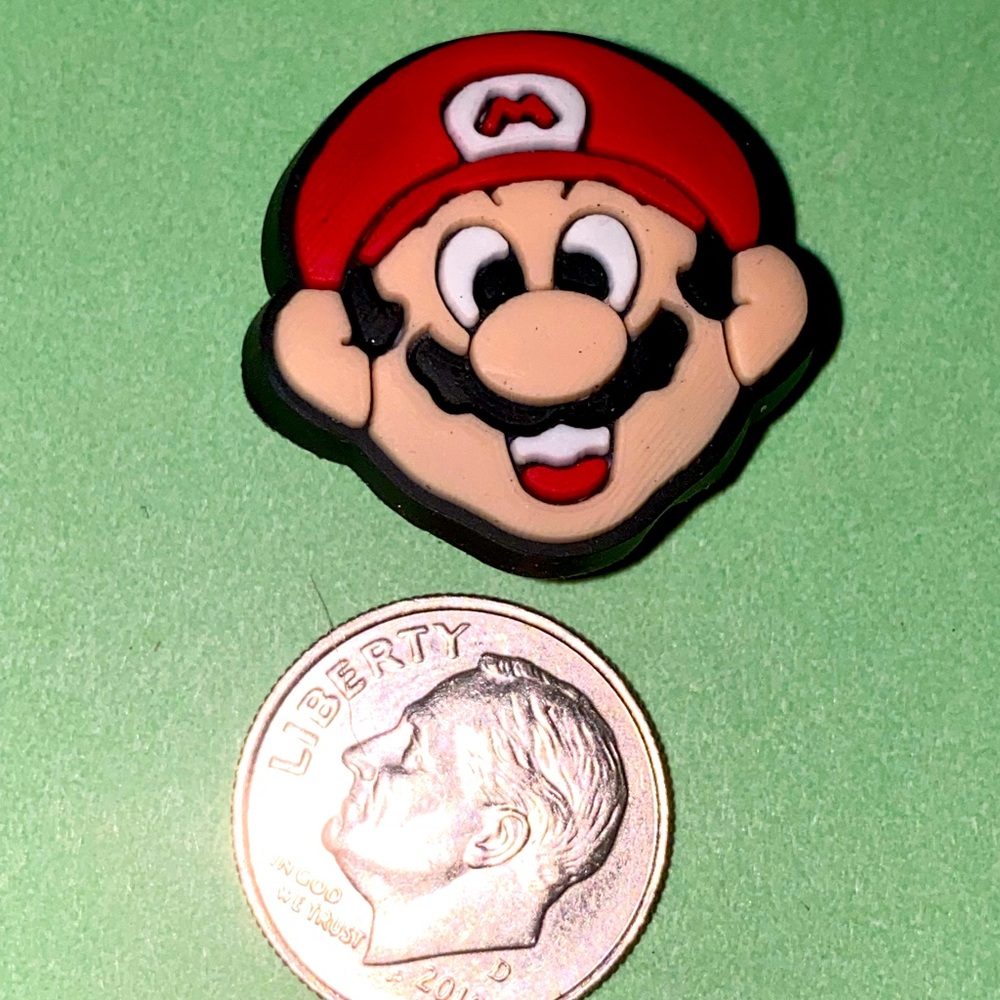 (10 for $15) Super Mario Bros Nintendo Crocs Shoe Charms